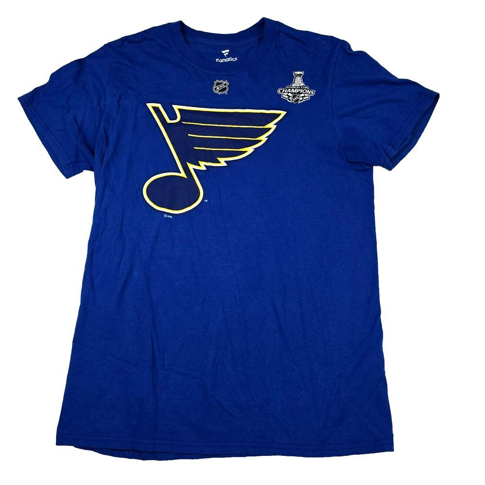Vladimir Tarasenko‎ #91 St Louis Blues NHL Fanatics Men's Medium Stanley Cup